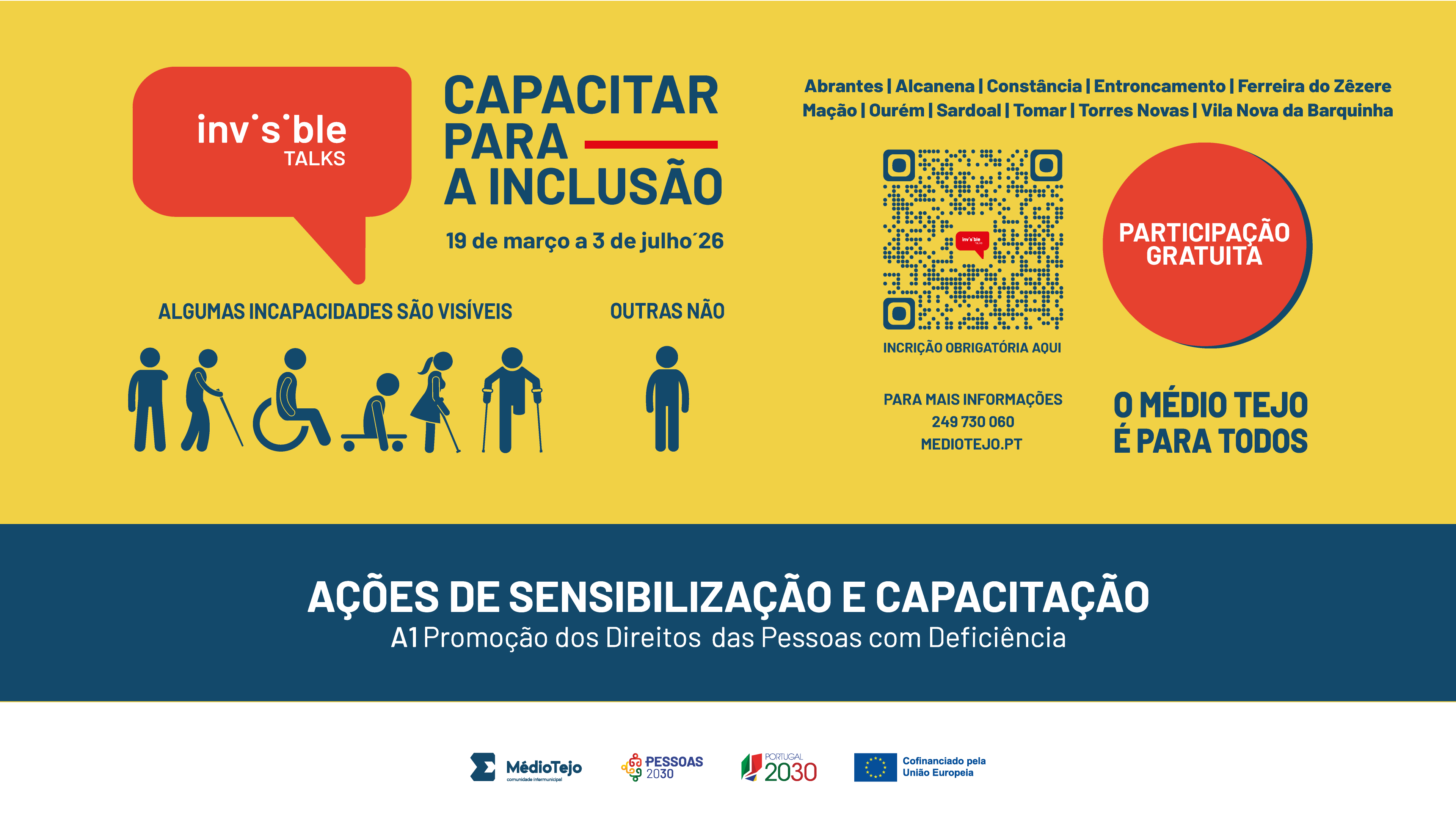 “Invisible Talks” dão visibilidade à incapacidade invisível