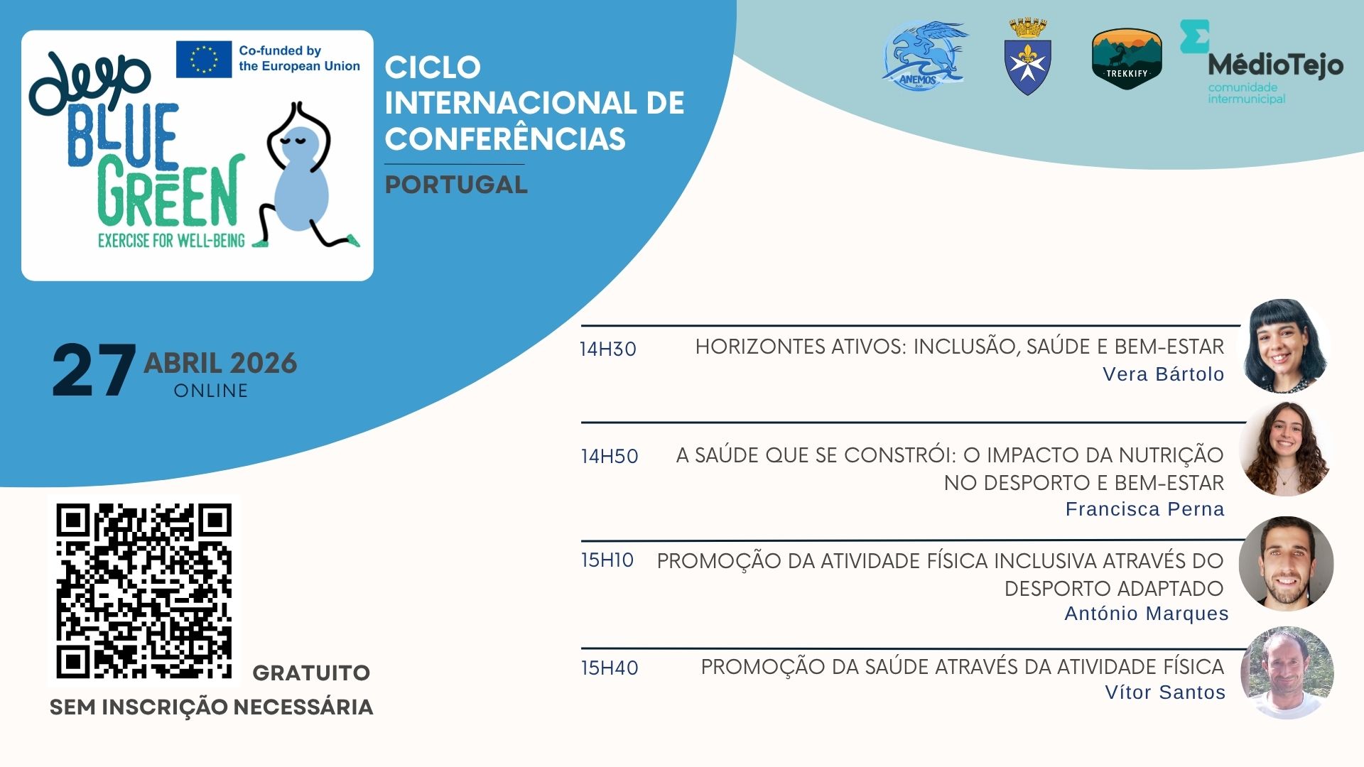 Conferências “Deep Blue Green” promovem saúde, bem-estar e inclusão através do desporto em quatro países